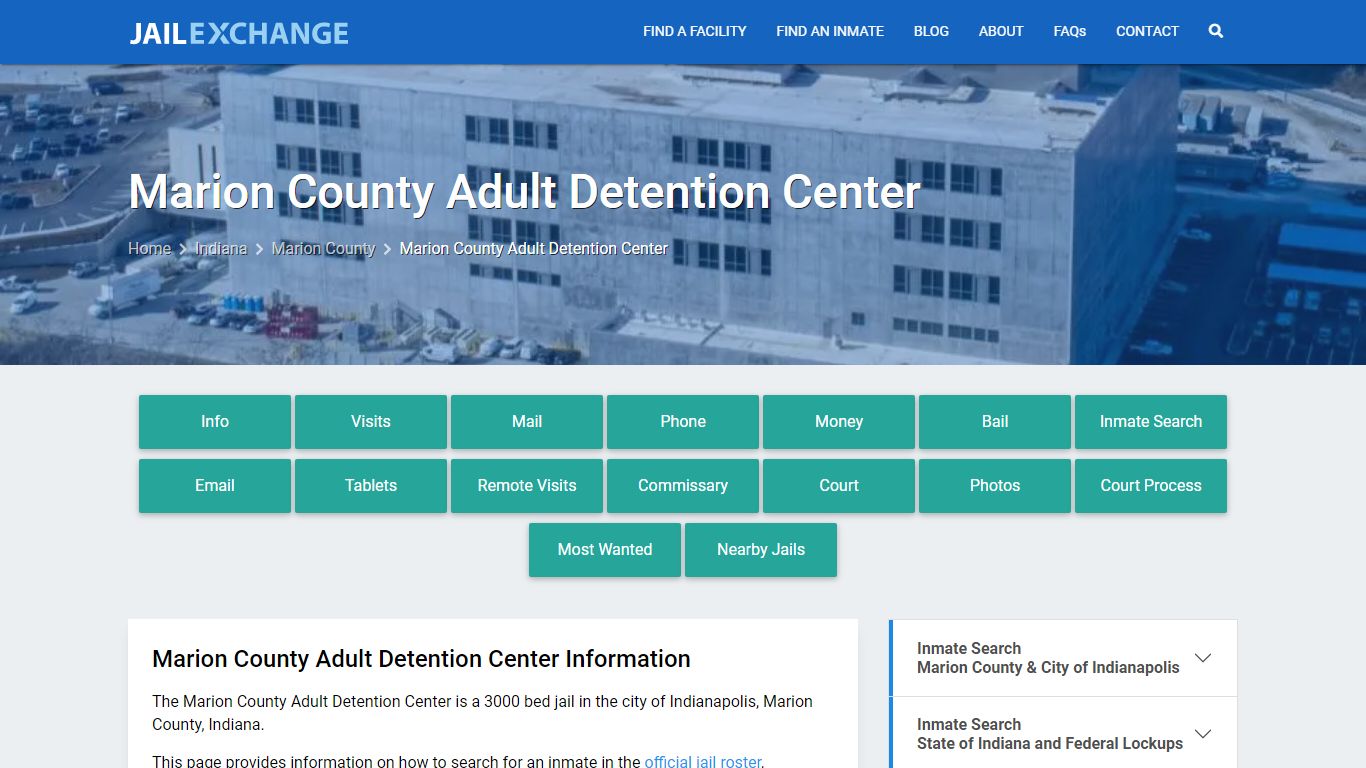 Marion County Adult Detention Center - Jail Exchange